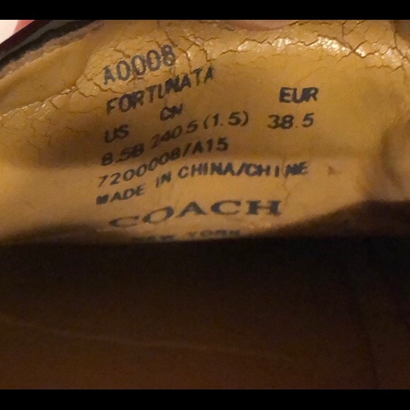 Coach Fortunata loafers size 8.5 - Picture 9 of 9